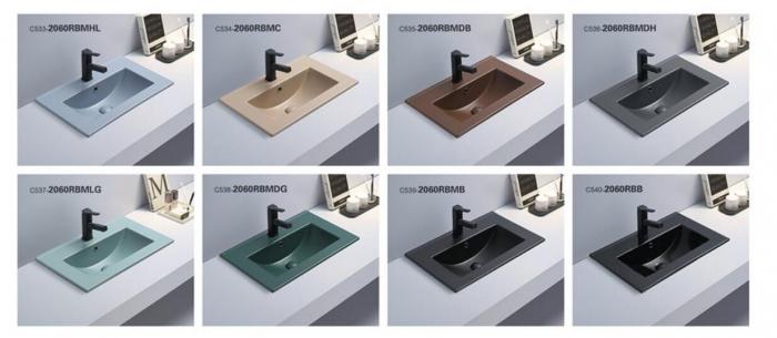 70 cm Matt color bathroom sink for vanity with CE and CUPC approval