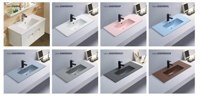 120cm matt color allowed cabinet basin with single tap hole for vanity