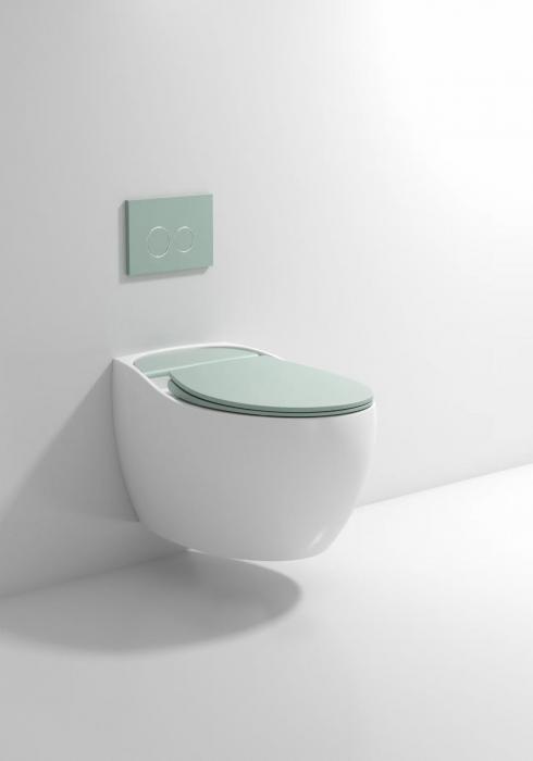 popupar matt beige wall mounted toilet for TOTO